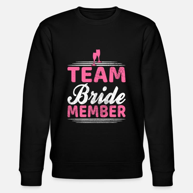 Membre de l’équipe mariée - Sweat bio CHANGER Stanley/Stella Unisexe - noir