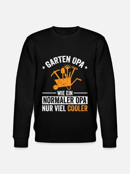 Garten Opa - Stanley/Stella Unisex Bio-Sweatshirt CHANGER - Schwarz