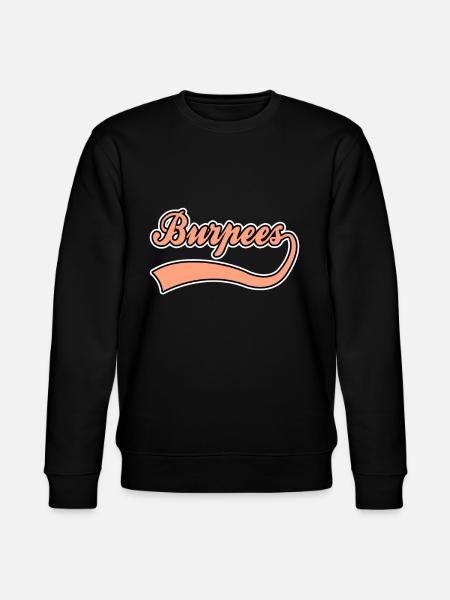 Burpee's lettering - Stanley/Stella CHANGER Unisex Organic Sweatshirt - black