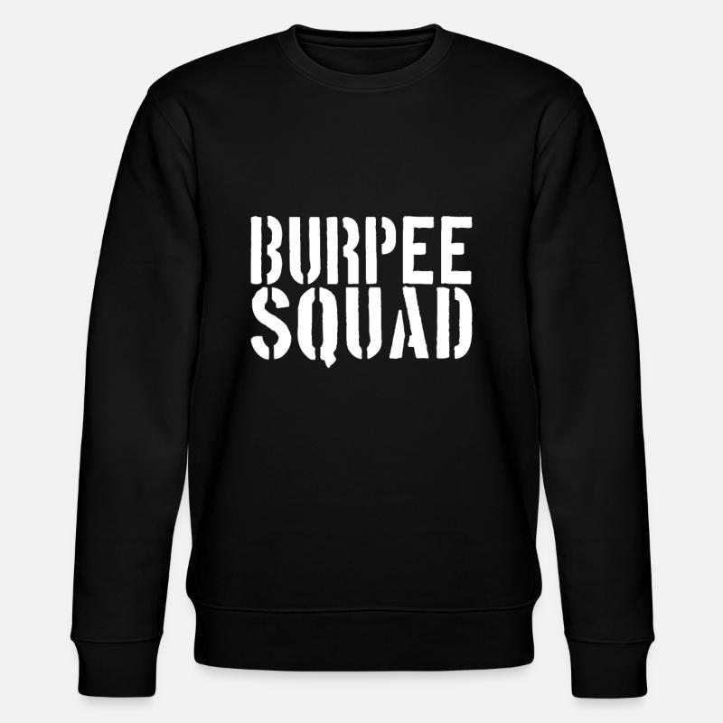 Burpee Squad - Stanley/Stella Unisex Bio-Sweatshirt CHANGER  - Schwarz