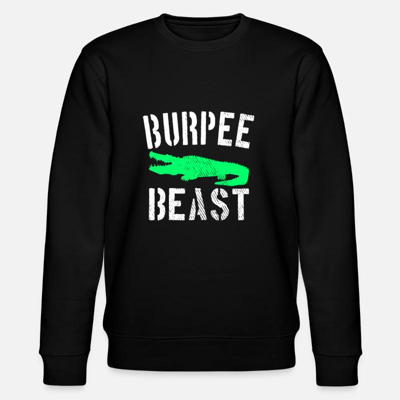 Bête Burpee - Sweat bio CHANGER Stanley/Stella Unisexe - noir