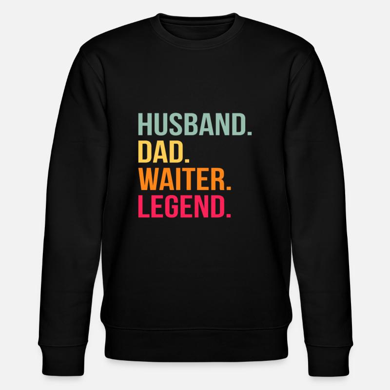 Serveuse Barman Serveur serveur - Sweat bio CHANGER Stanley/Stella Unisexe - noir