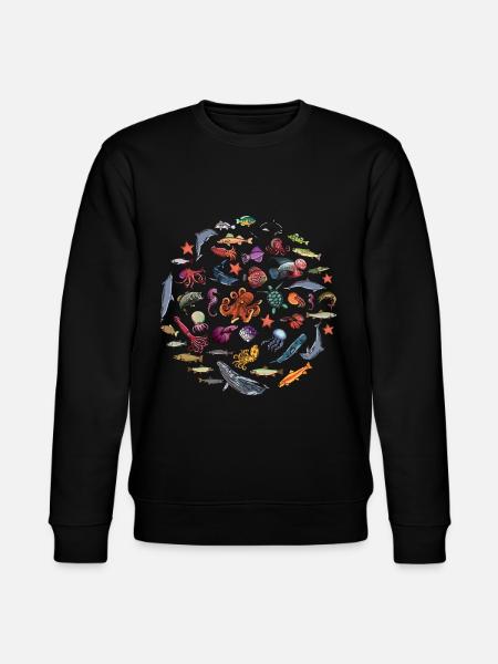 Fish Season Marine Biologist - Stanley/Stella CHANGER Unisex Organic Sweatshirt - black