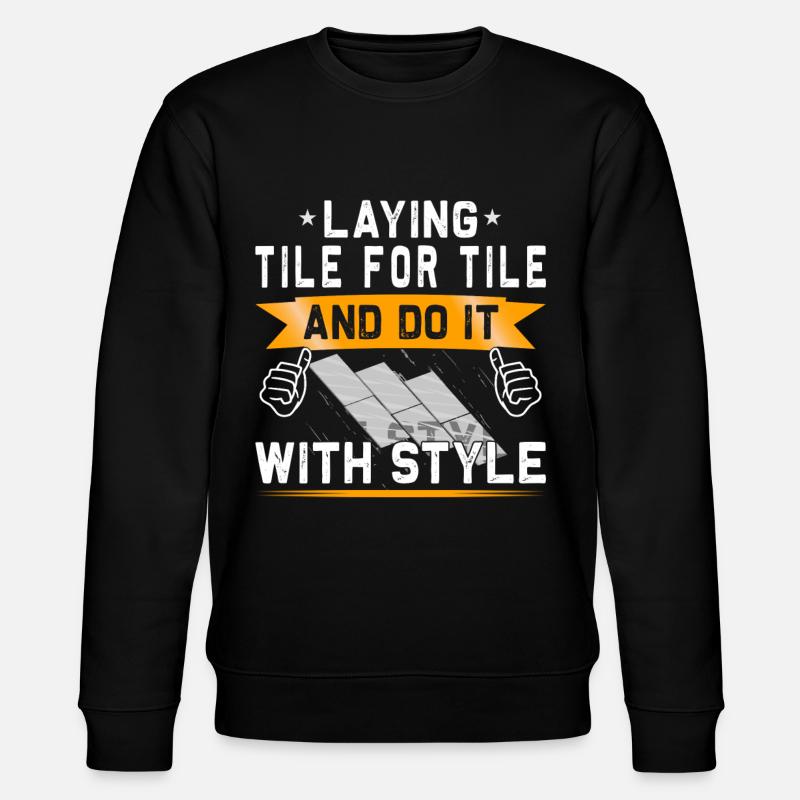 Flooring carpet installers - Stanley/Stella CHANGER Unisex Organic Sweatshirt - black