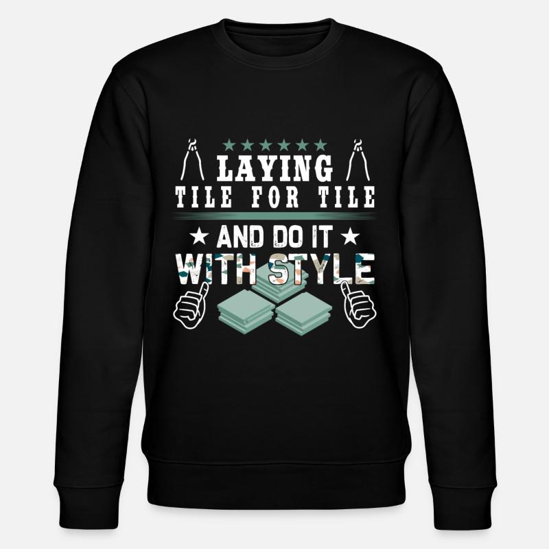 Flooring carpet installers - Stanley/Stella CHANGER Unisex Organic Sweatshirt - black