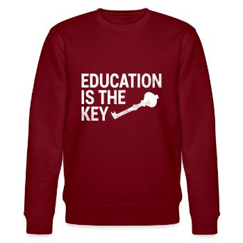 Éducation Dicton clé - Sweat bio CHANGER Stanley/Stella Unisexe - bordeaux - Devant - Nik (191cm) & Marisol (170cm)