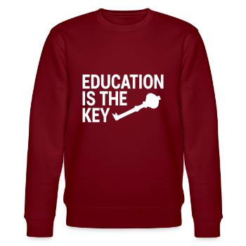 Éducation Dicton clé - Sweat bio CHANGER Stanley/Stella Unisexe - bordeaux - Devant - Nik (191cm) & Marisol (170cm)