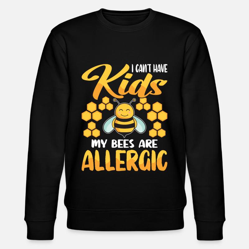 Beekeepers Bees Honey bees Beekeeping - Stanley/Stella CHANGER Unisex Organic Sweatshirt - black