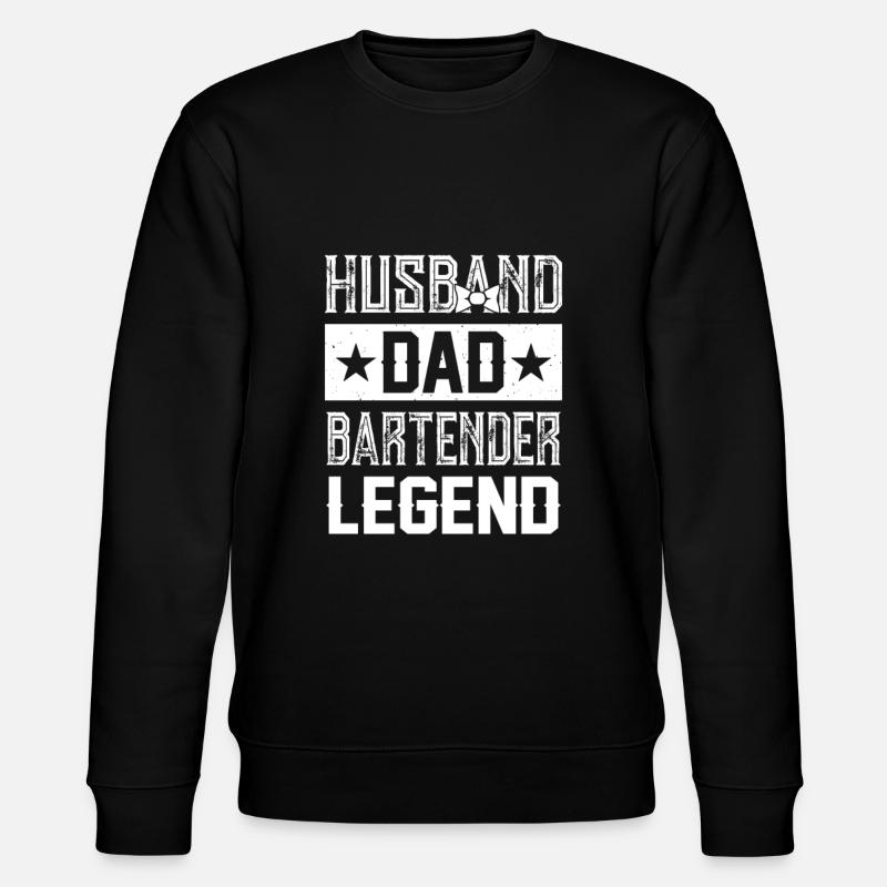 Waitress Bartender Waiter Bartending - Stanley/Stella CHANGER Unisex Organic Sweatshirt - black
