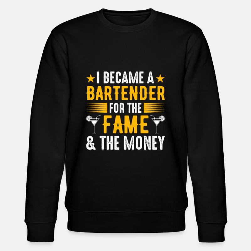 Serveuse Barman Serveur serveur - Sweat bio CHANGER Stanley/Stella Unisexe - noir