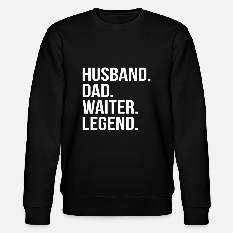 Waitress Bartender Waiter Bartending - Stanley/Stella CHANGER Unisex Organic Sweatshirt - black