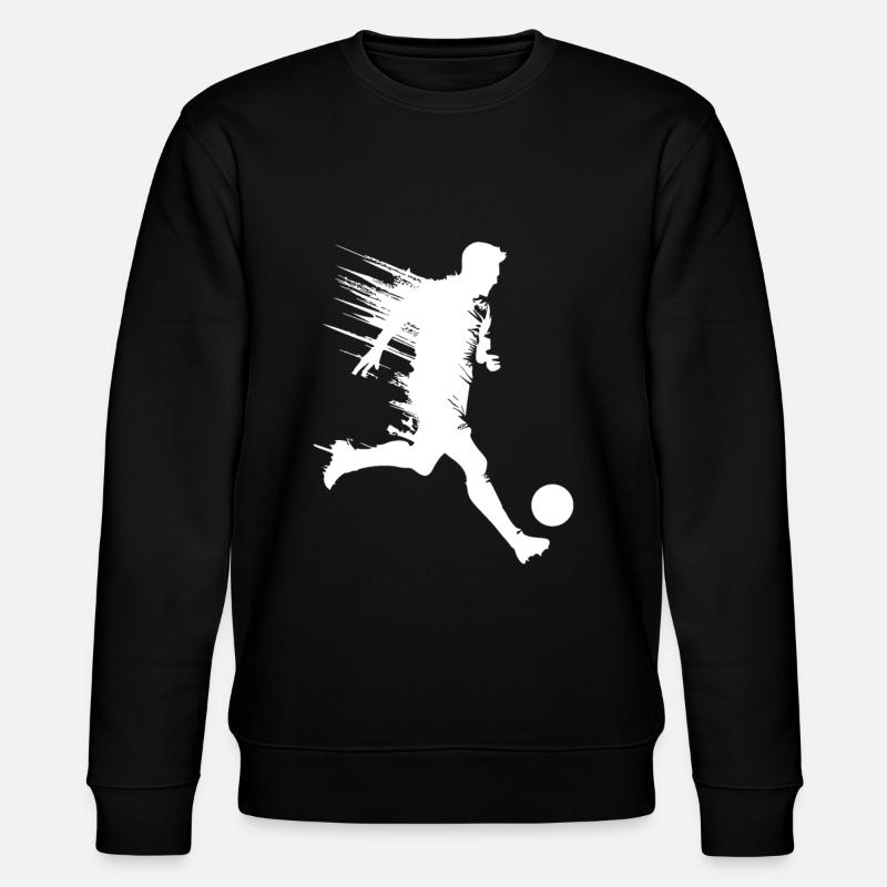 Silhouette de footballeur - Sweat bio CHANGER Stanley/Stella Unisexe - noir