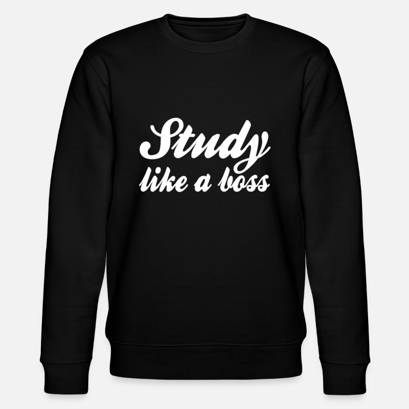 Studieren Spruch - Stanley/Stella Unisex Bio-Sweatshirt CHANGER - Schwarz