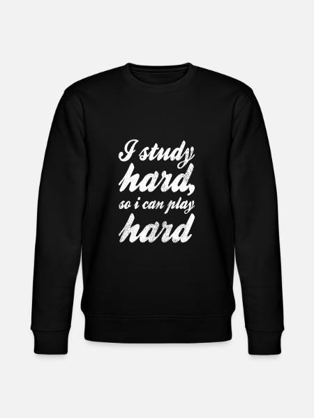 Study Saying - Stanley/Stella CHANGER Unisex Organic Sweatshirt - black