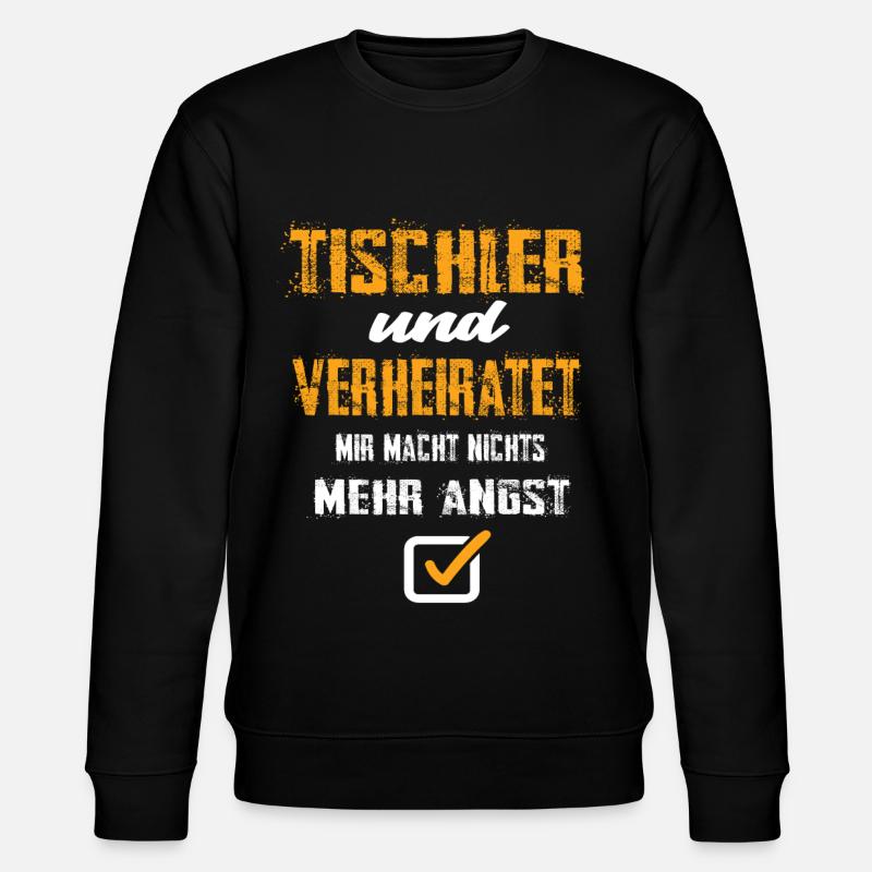Tischler - Stanley/Stella Unisex Bio-Sweatshirt CHANGER - Schwarz