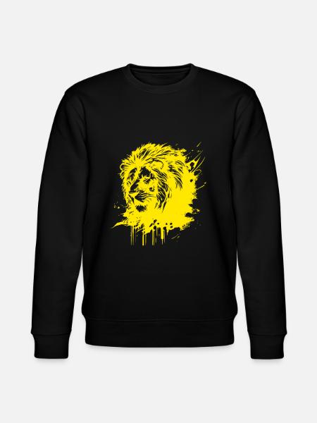 Lion Lion's Head - Stanley/Stella CHANGER Unisex Organic Sweatshirt - black