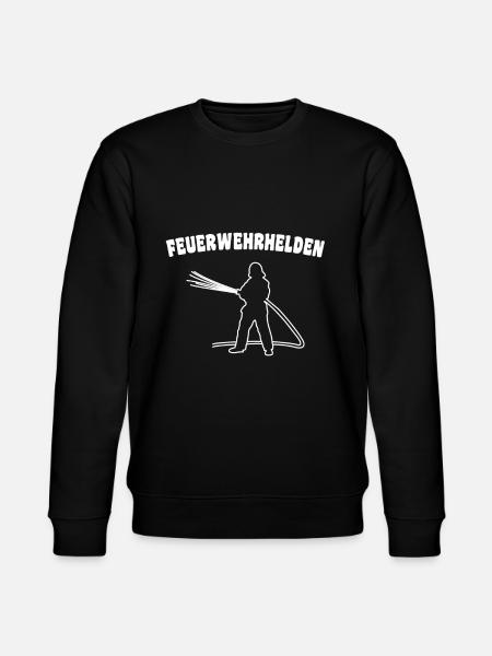 Feuerwehrhelden - Stanley/Stella Unisex Bio-Sweatshirt CHANGER - Schwarz