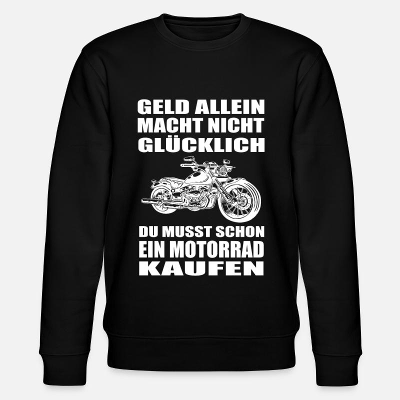 Motorrad - Stanley/Stella Unisex Bio-Sweatshirt CHANGER  - Schwarz