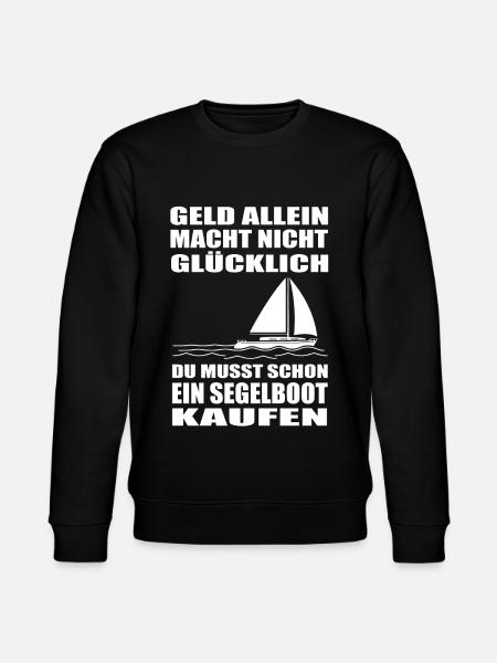 Segelboot - Stanley/Stella Unisex Bio-Sweatshirt CHANGER - Schwarz