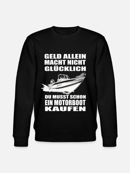 Motorboot - Stanley/Stella Unisex Bio-Sweatshirt CHANGER  - Schwarz