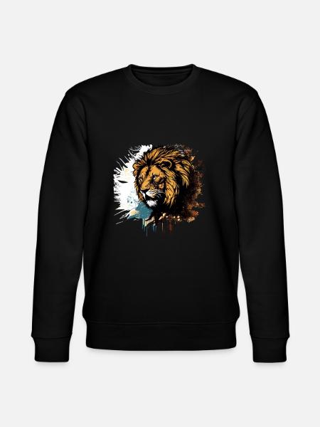 Lion - Stanley/Stella CHANGER Unisex Organic Sweatshirt - black