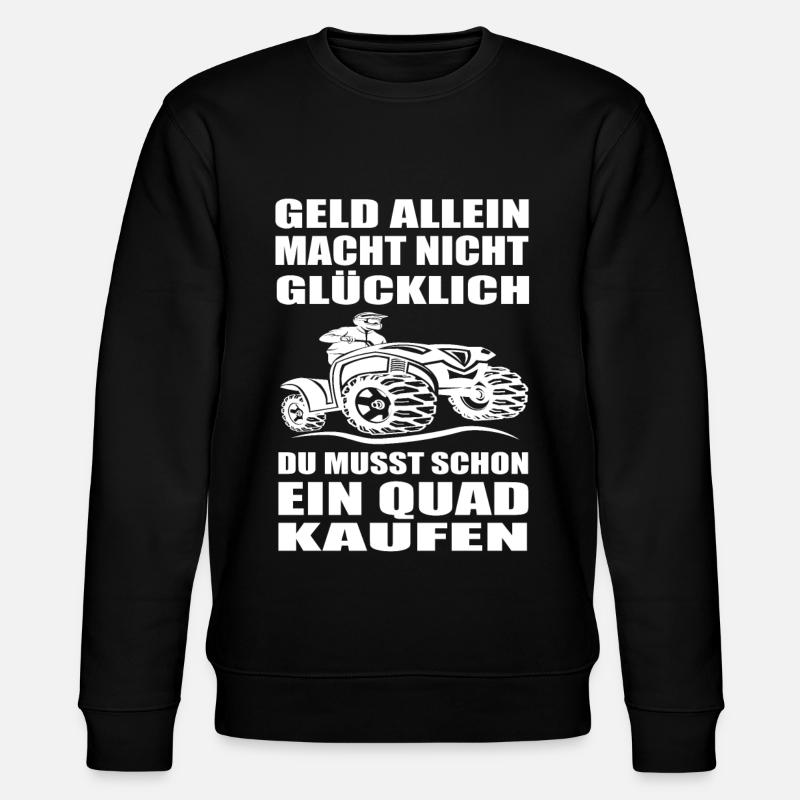 Quad - Stanley/Stella Unisex Bio-Sweatshirt CHANGER  - Schwarz