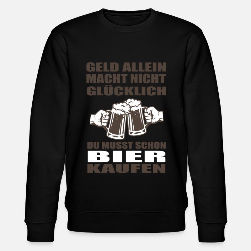 Bier - Stanley/Stella Unisex Bio-Sweatshirt CHANGER  - Schwarz