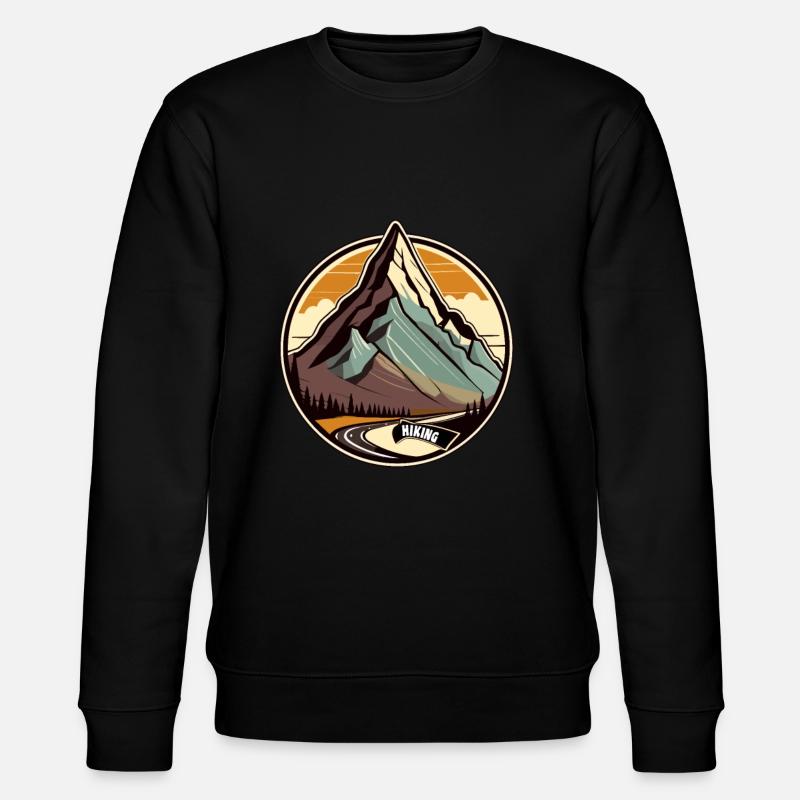 Mountain hiking - Stanley/Stella CHANGER Unisex Organic Sweatshirt - black
