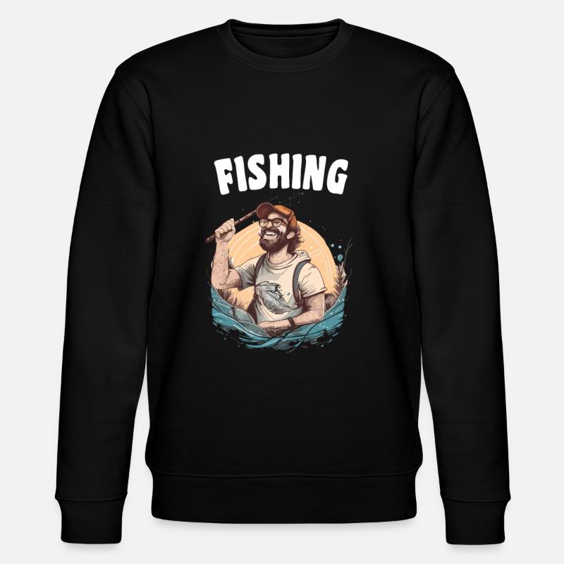 Pêche - Sweat bio CHANGER Stanley/Stella Unisexe - noir