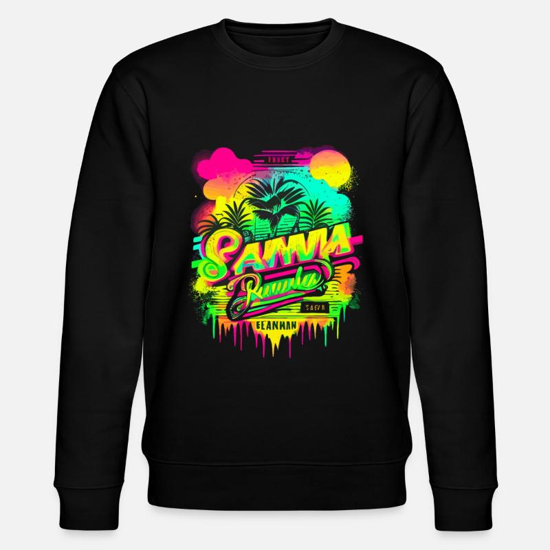 Rétro Été - Sweat bio CHANGER Stanley/Stella Unisexe - noir