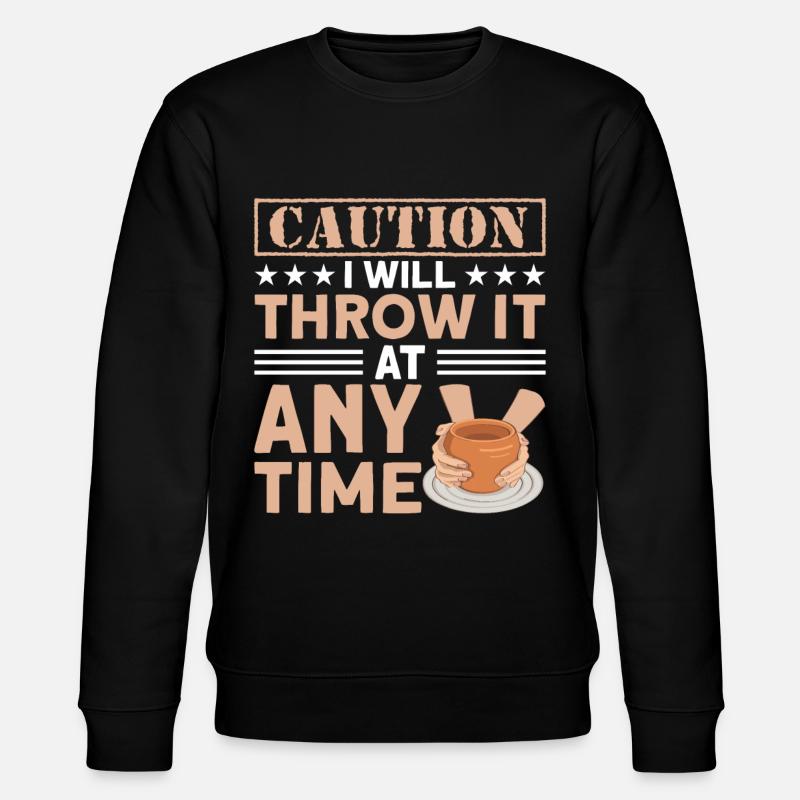 Töpfern Töpfer Töpferei Pottery - Stanley/Stella Unisex Bio-Sweatshirt CHANGER  - Schwarz