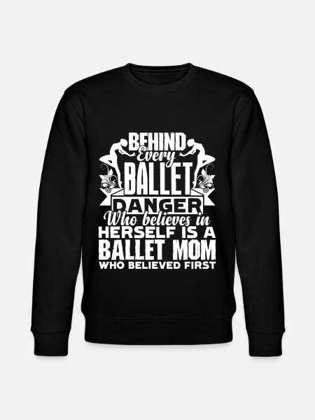 Ballet Dancer Ballet Dancer Mom - Stanley/Stella CHANGER Unisex Organic Sweatshirt - black