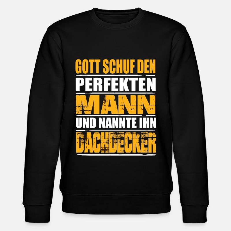 Dachdecker - Stanley/Stella Unisex Bio-Sweatshirt CHANGER  - Schwarz