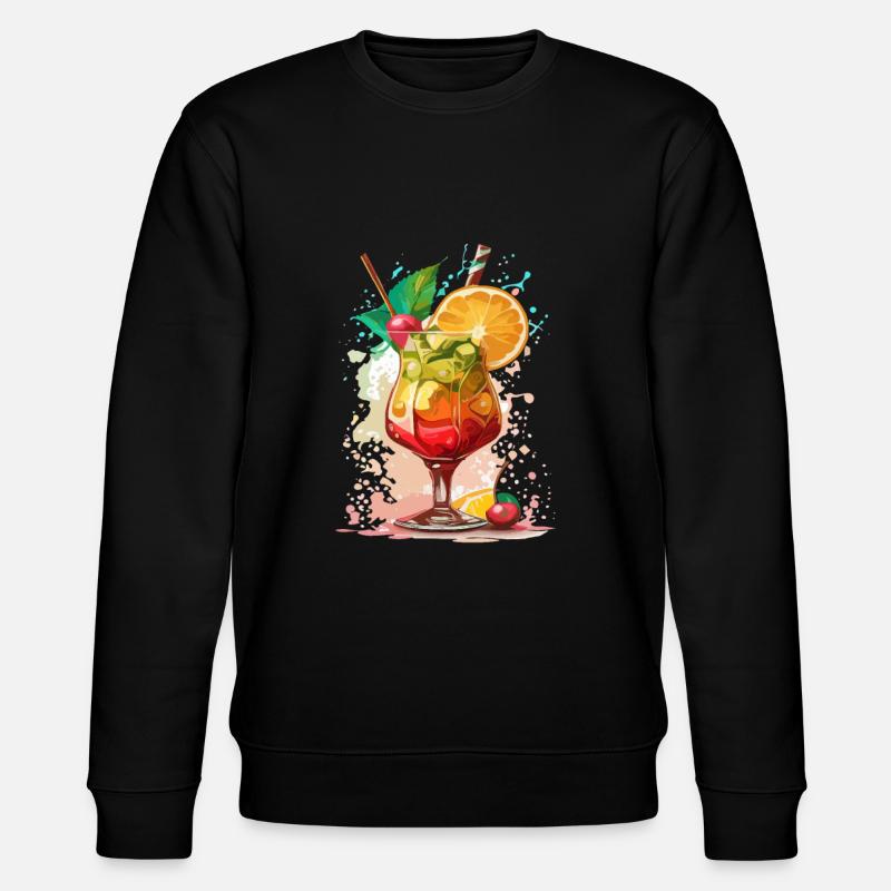 Cocktail - Sweat bio CHANGER Stanley/Stella Unisexe - noir