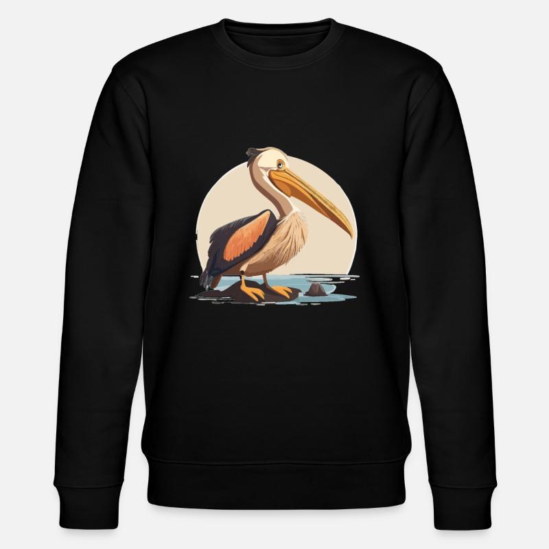 Pelikan - Stanley/Stella Unisex Bio-Sweatshirt CHANGER  - Schwarz