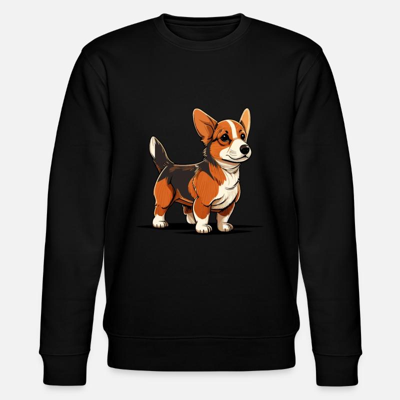 Chien dans le style comique - Sweat bio CHANGER Stanley/Stella Unisexe - noir
