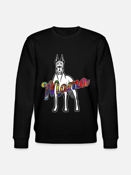 Great Dane Great Dane Mama - Stanley/Stella CHANGER Unisex Organic Sweatshirt - black