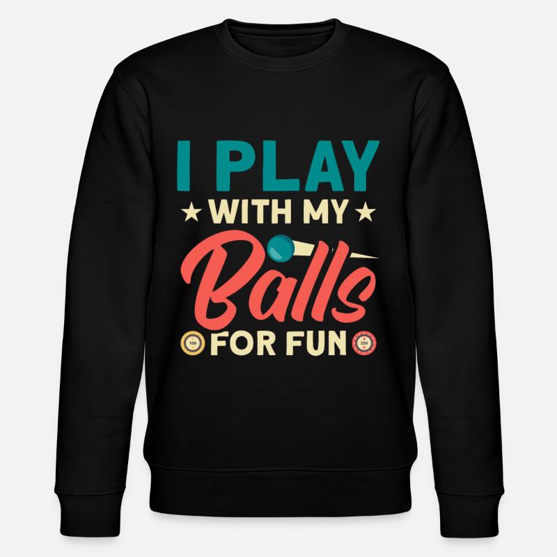 Flipper Retro Pinball Flipperautomat Bumper - Sweat bio CHANGER Stanley/Stella Unisexe - noir