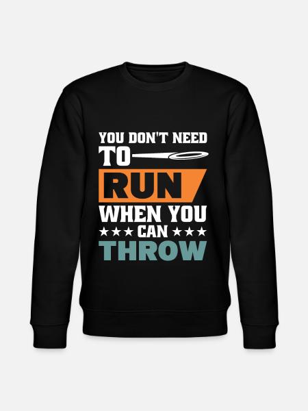 Diskuswurf Diskuswerfer Leichtathletik Diskus - Stanley/Stella Unisex Bio-Sweatshirt CHANGER - Schwarz