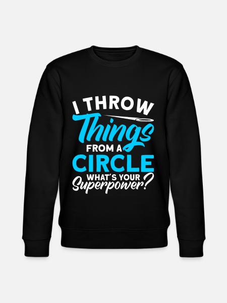 Diskuswurf Diskuswerfer Leichtathletik Diskus - Stanley/Stella Unisex Bio-Sweatshirt CHANGER  - Schwarz