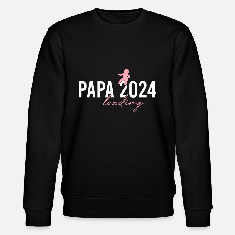 Dad 2024 loading - Stanley/Stella CHANGER Unisex Organic Sweatshirt - black