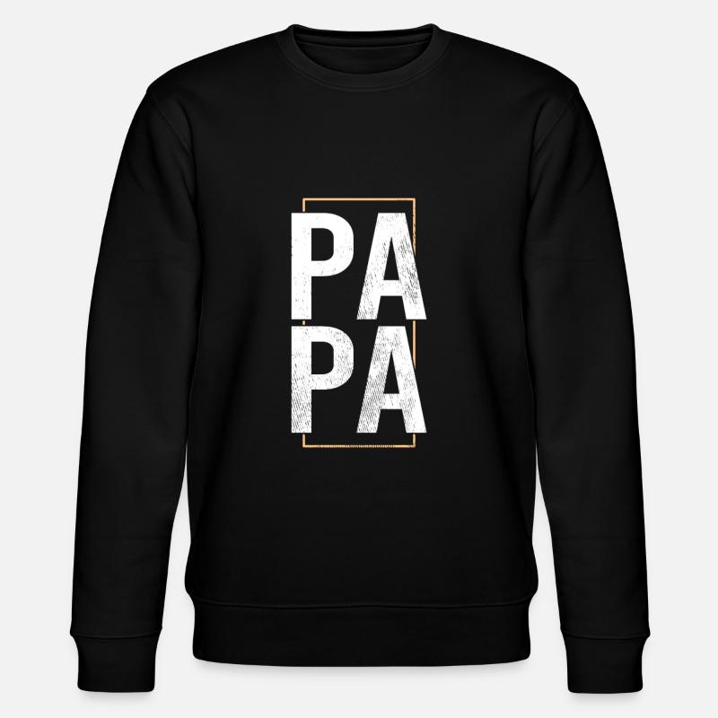 Dad - Stanley/Stella CHANGER Unisex Organic Sweatshirt - black