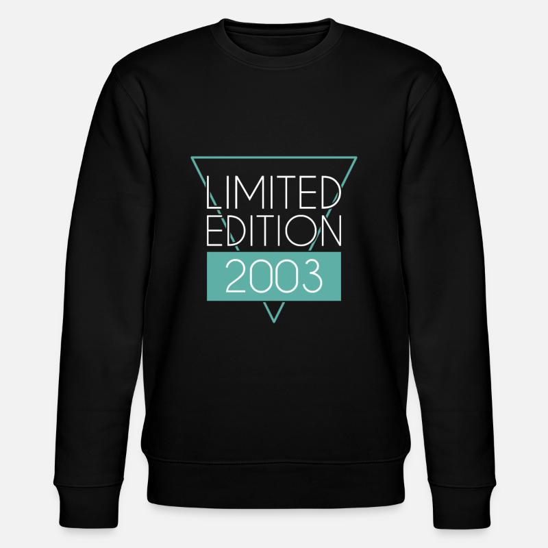 Édition limitée 2003 - Sweat bio CHANGER Stanley/Stella Unisexe - noir
