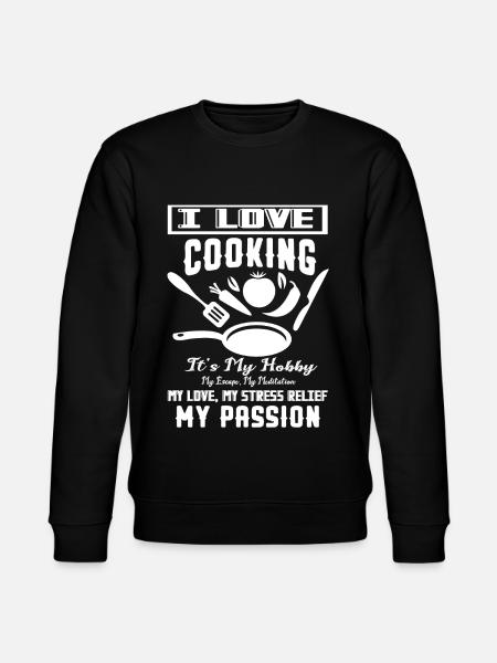 Chef I Love Cooking - Stanley/Stella CHANGER Unisex Organic Sweatshirt - black