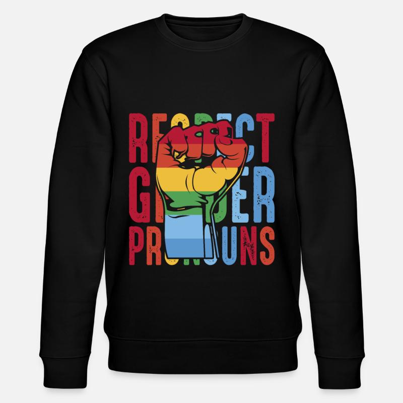 Respectez les pronoms de genre - Sweat bio CHANGER Stanley/Stella Unisexe - noir