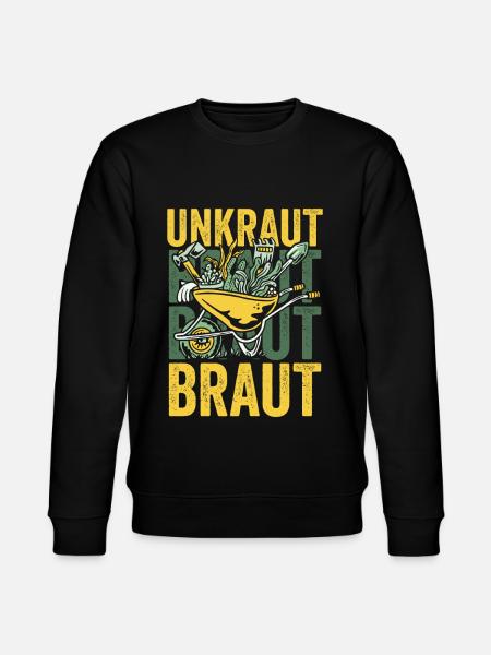 Unkraut Braut Garten - Stanley/Stella Unisex Bio-Sweatshirt CHANGER - Schwarz