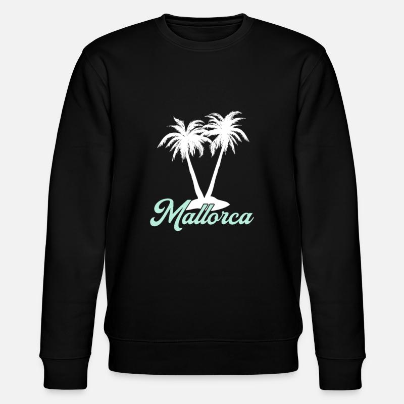 Mallorca - Stanley/Stella Unisex Bio-Sweatshirt CHANGER  - Schwarz
