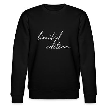 limited edition - Stanley/Stella Unisex Bio-Sweatshirt CHANGER  - Schwarz - Vorne - Nik (191cm) & Marisol (170cm)