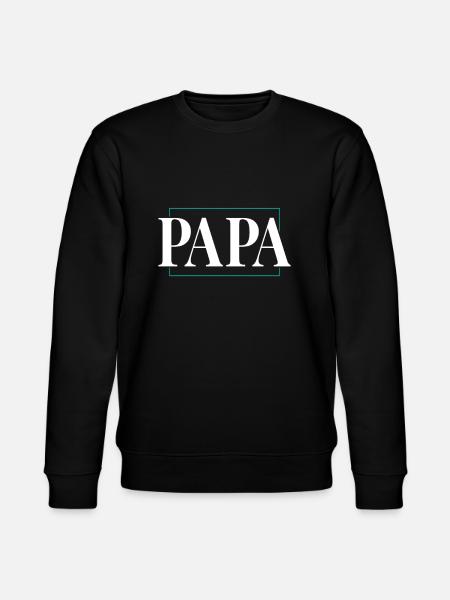 Papa - Sweat bio CHANGER Stanley/Stella Unisexe - noir