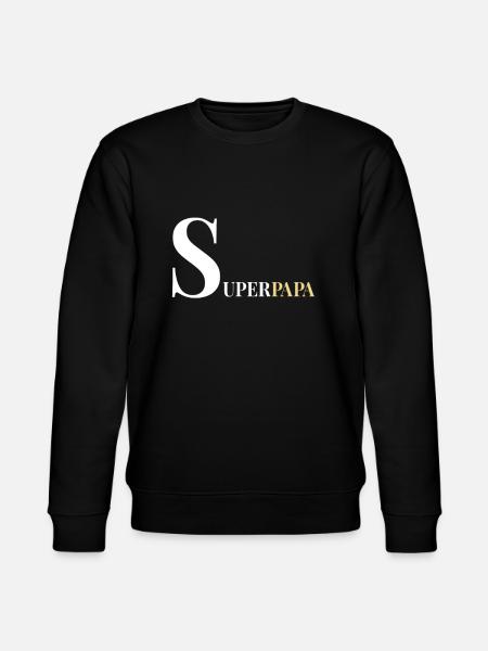 Superpapa - Stanley/Stella CHANGER Unisex Organic Sweatshirt - black